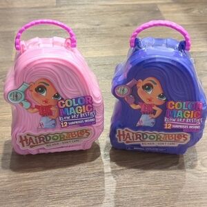 Hairdoorables Big Hair Don't Care Color Magic Blow Dry Besties